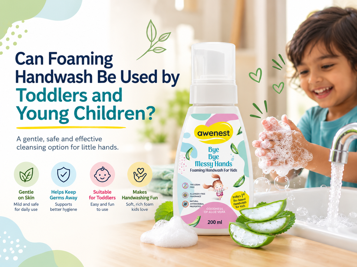 Can Foaming Handwash Be Used by Toddlers and Young Children?