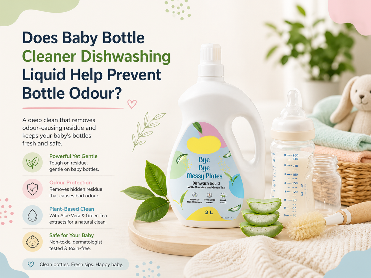 Does Baby Bottle Cleaner Dishwashing Liquid Help Prevent Bottle Odour