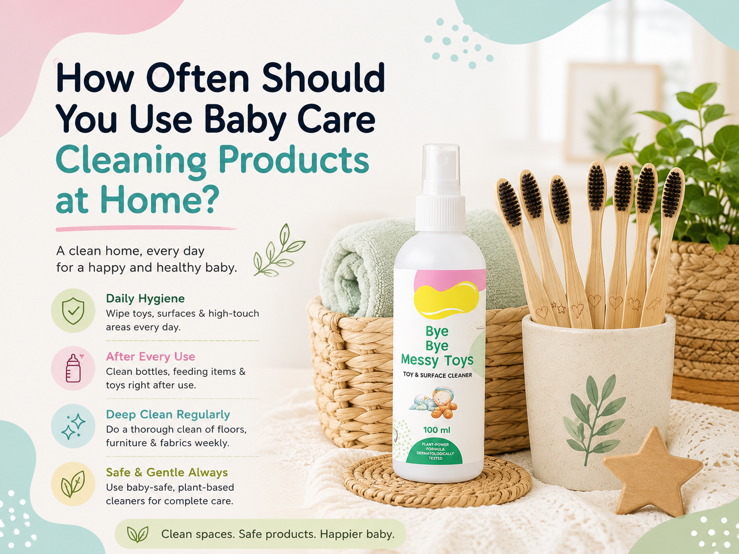 How Often Should You Use Baby Care Cleaning Products at Home