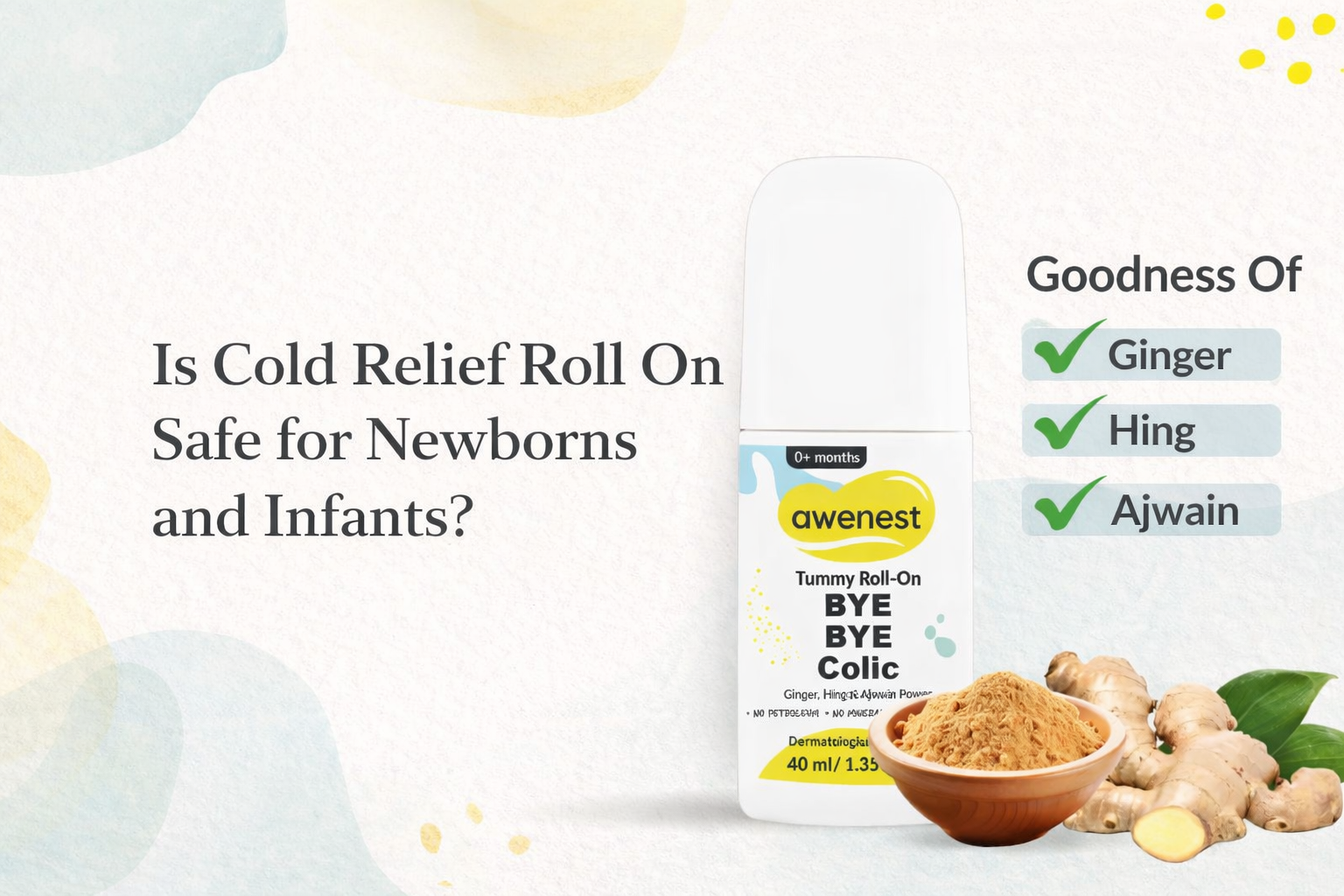 Is Cold Relief Roll On Safe for Newborns and Infants