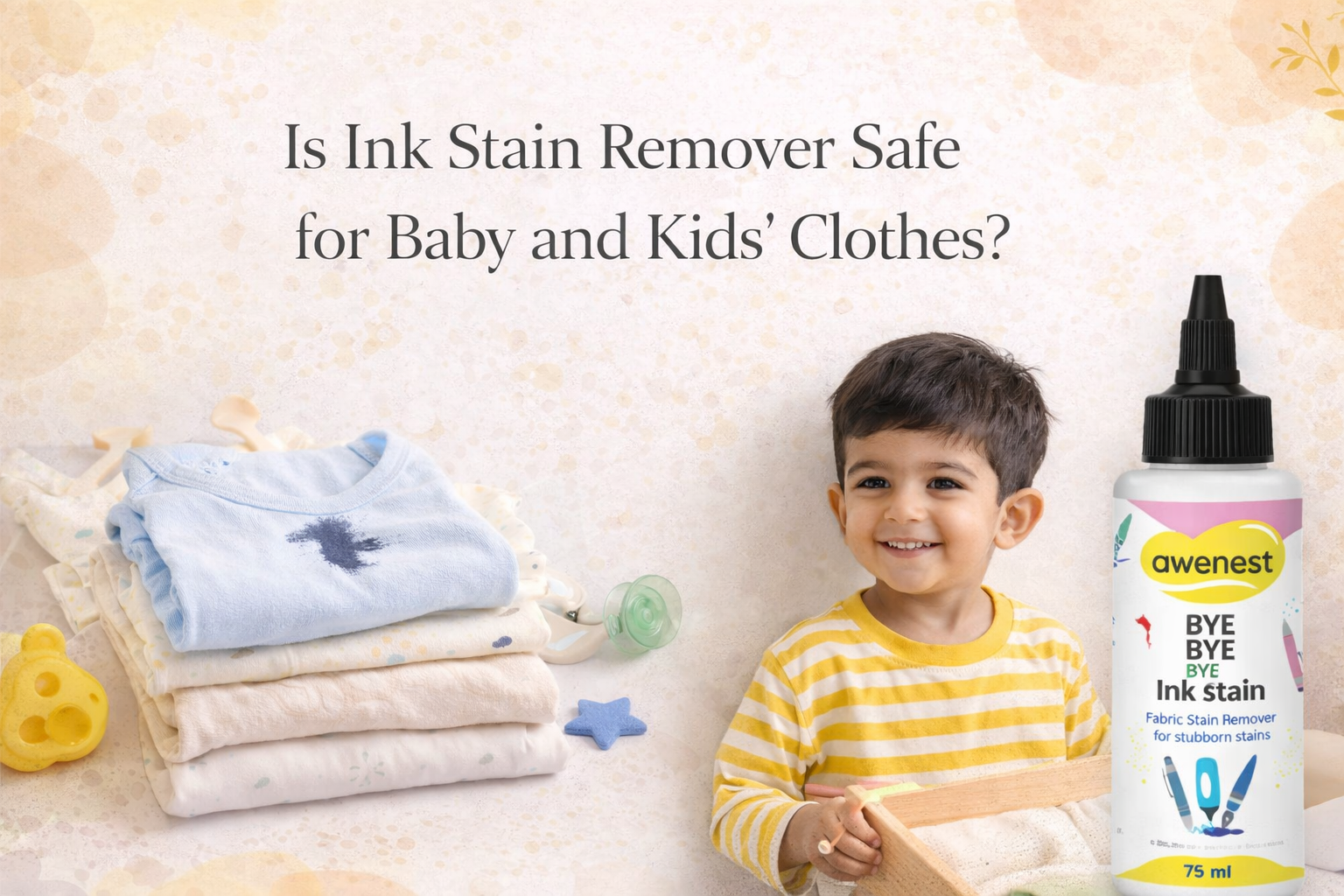Is Ink Stain Remover Safe for Baby and Kids’ Clothes?