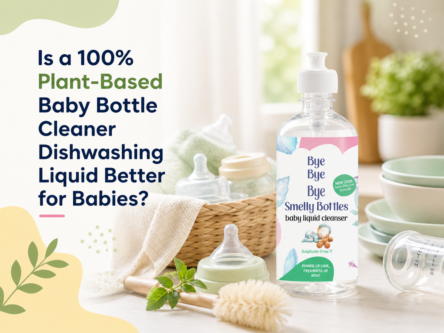 Is a 100% Plant-Based Baby Bottle Cleaner Dishwashing Liquid Better for Babies
