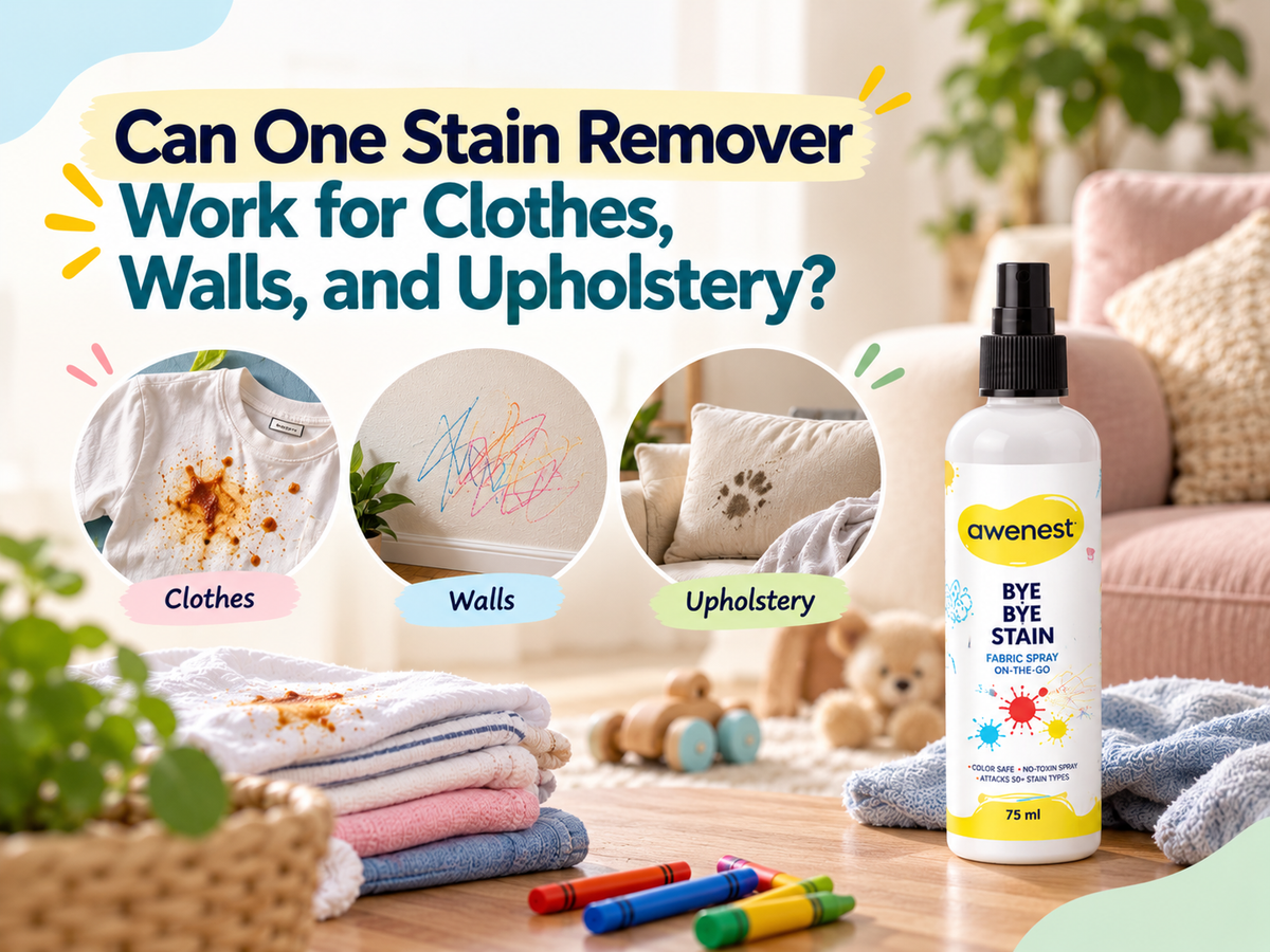 Can One Stain Remover Work for Clothes, Walls, and Upholstery?