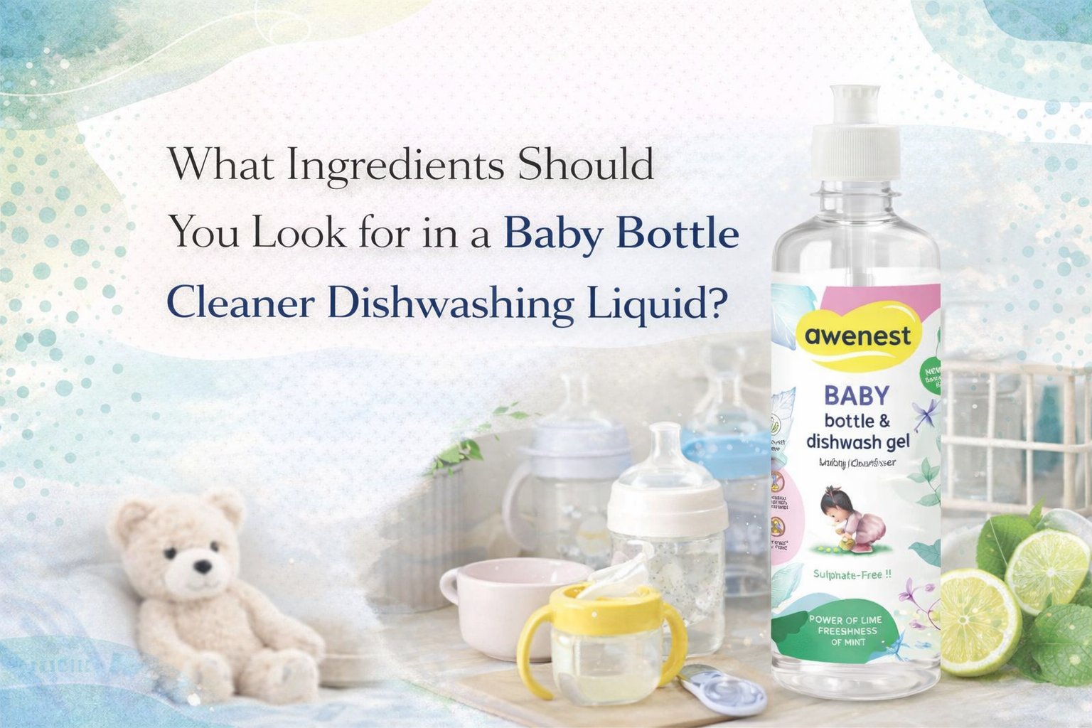 What Ingredients Should You Look for in a Baby Bottle Cleaner Dishwashing Liquid