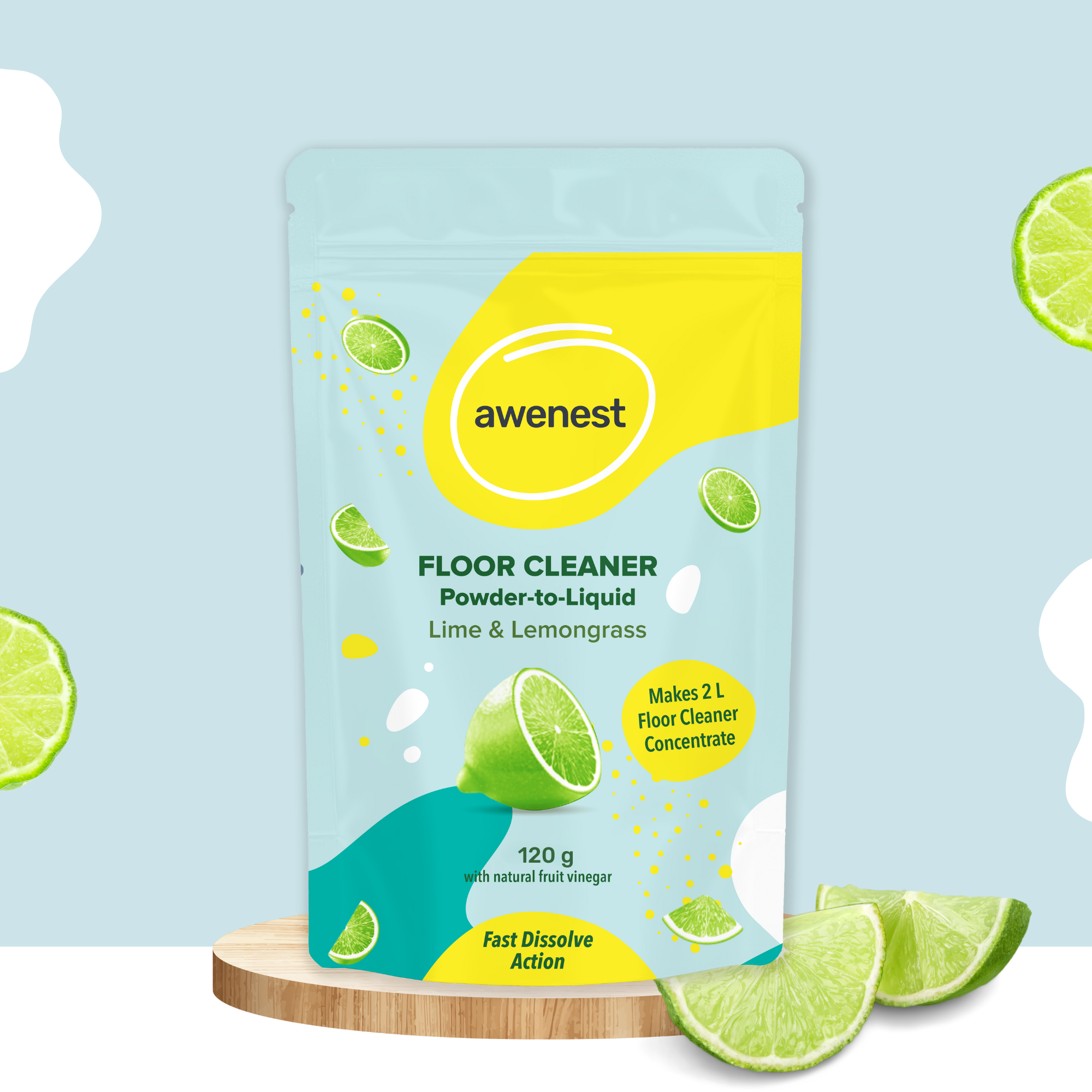 Plant-based Powder to Liquid Floor Cleaner