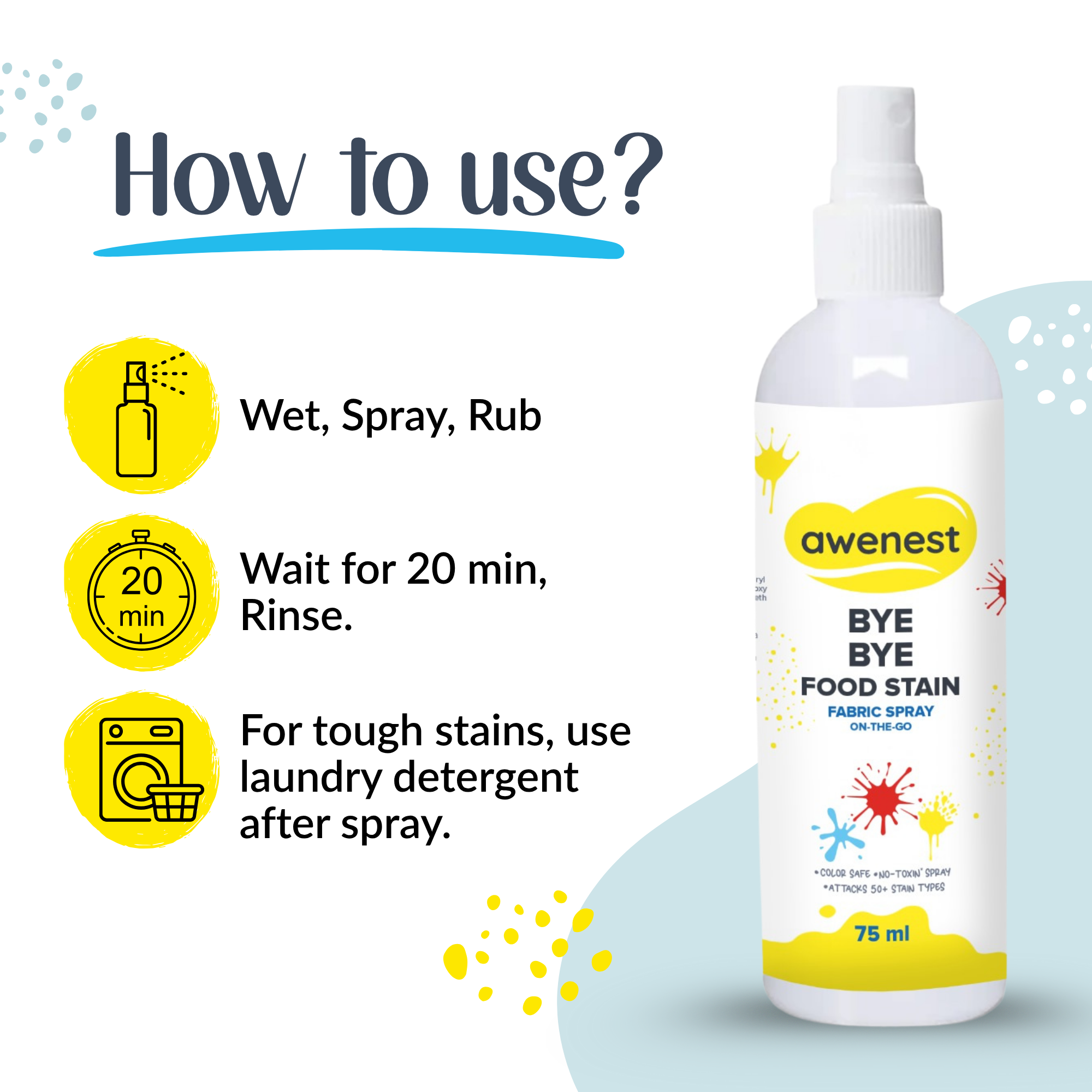 Complete Protection Bundle - Bye Bye Stain + Bye Bye Doodle + Bye Bye Pollution + Bye Bye Messy Hands + Bye Bye Smelly Shoes