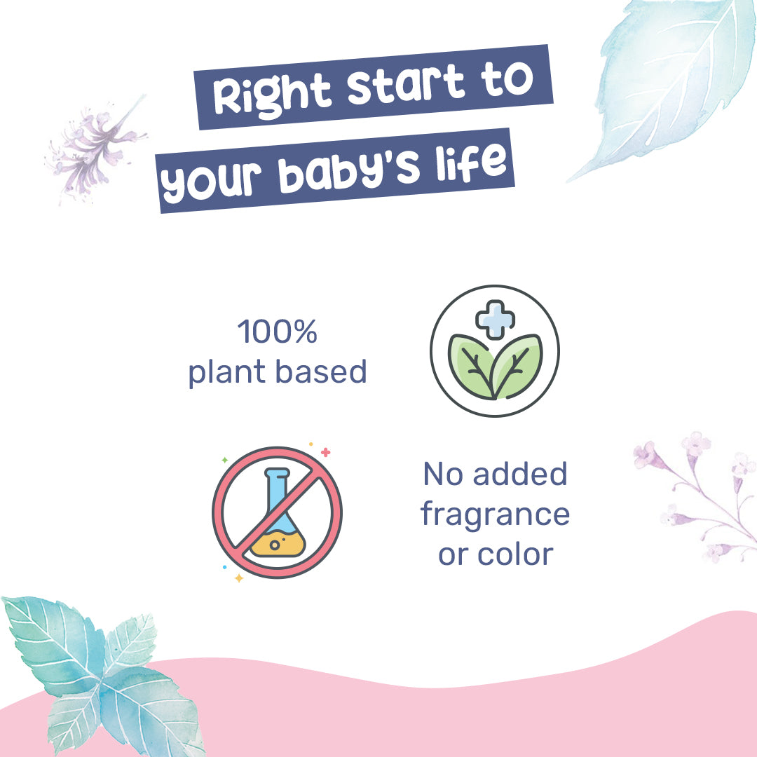 awenest 100% plant-based baby dishwash liquid fragrance-free