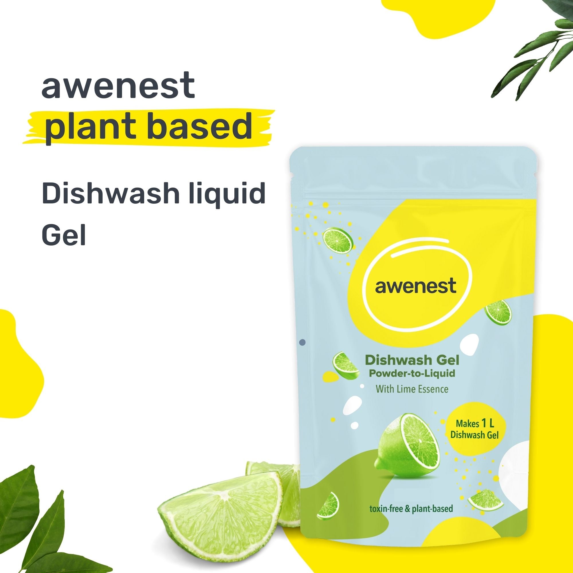 Concentrated Powder to Liquid Dishwash