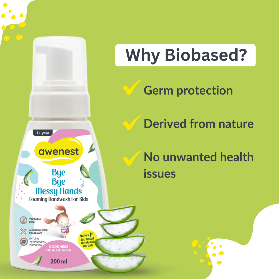 Kids Foaming Handwash - Bio-Based, Gentle, Triclosan-Free awenest