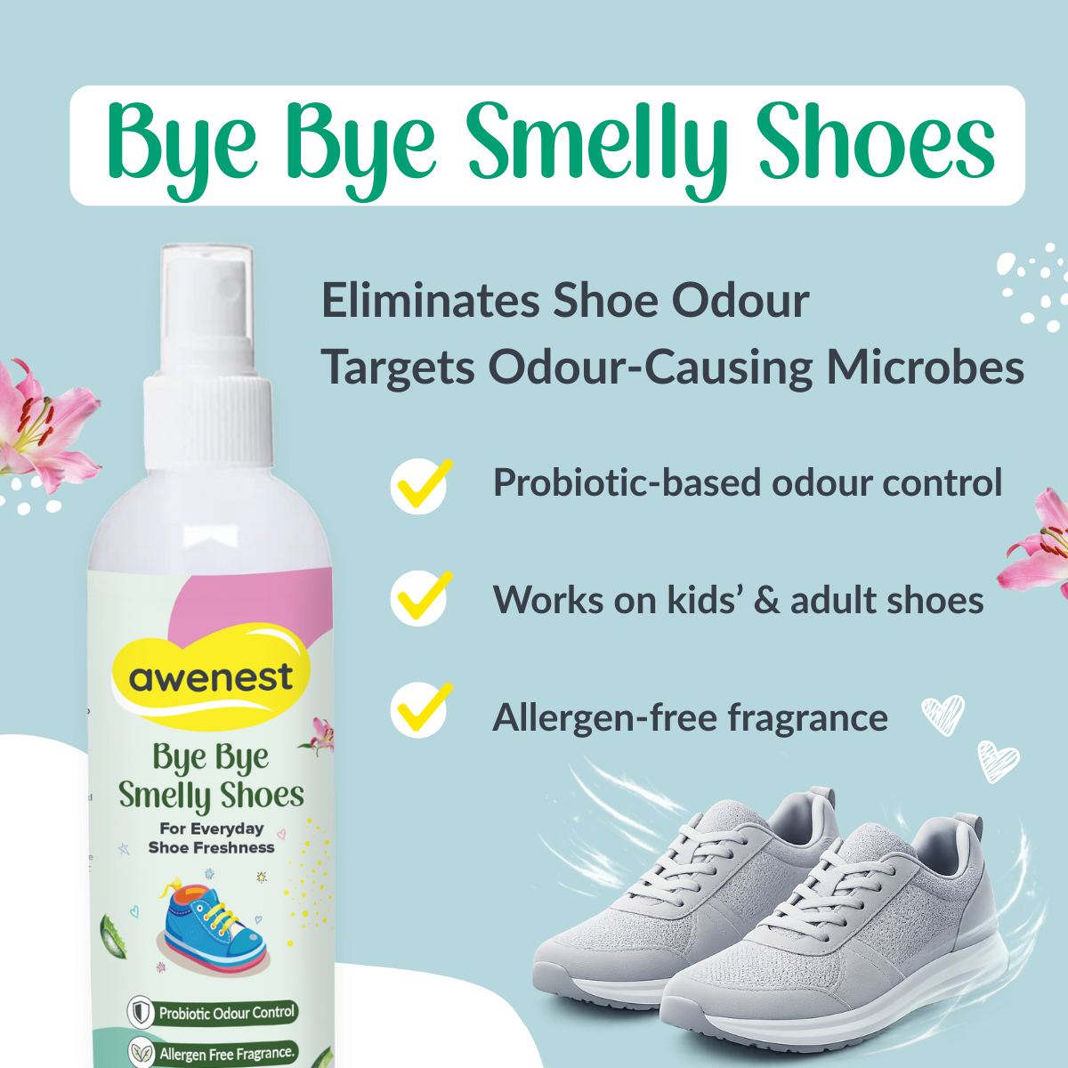 School Ready Combo - Bye Bye Stain + Bye Bye Smelly Shoes + Bye Bye Ink Stain