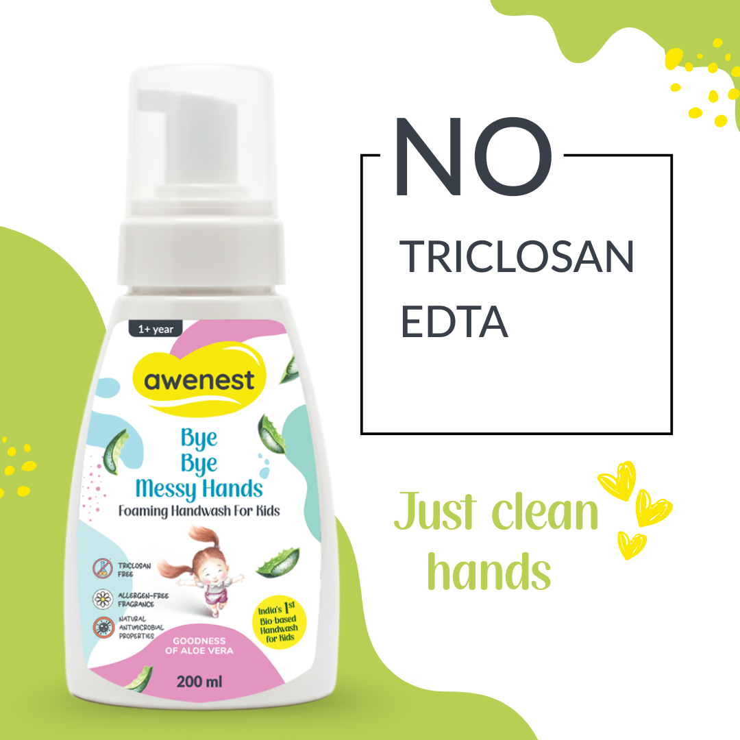 Kids Foaming Handwash - Bio-Based, Gentle, Triclosan-Free awenest