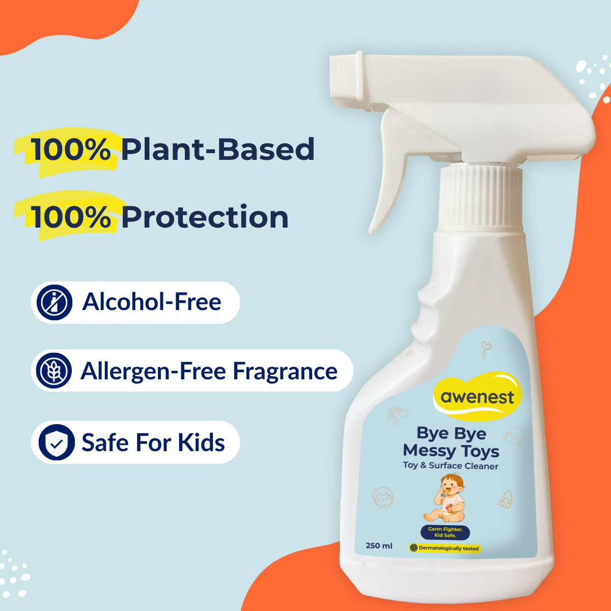 Bye Bye Messy Toys — Plant-Based Toy & Surface Cleaner