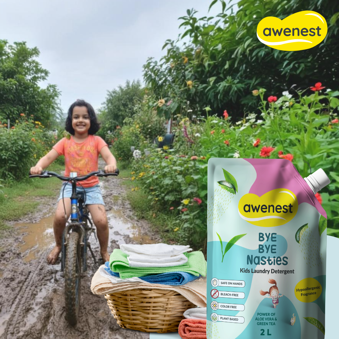 Kids Liquid Detergent - Plant based with Bio Enzymes - 2L awenest
