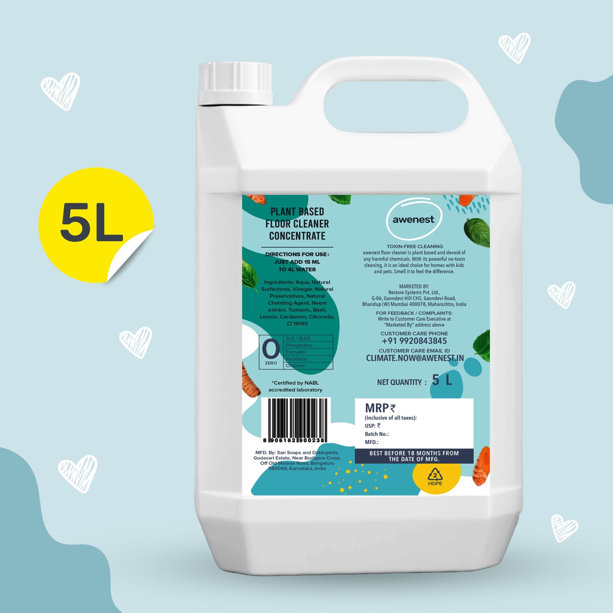 Plant-based Floor Cleaner Concentrate