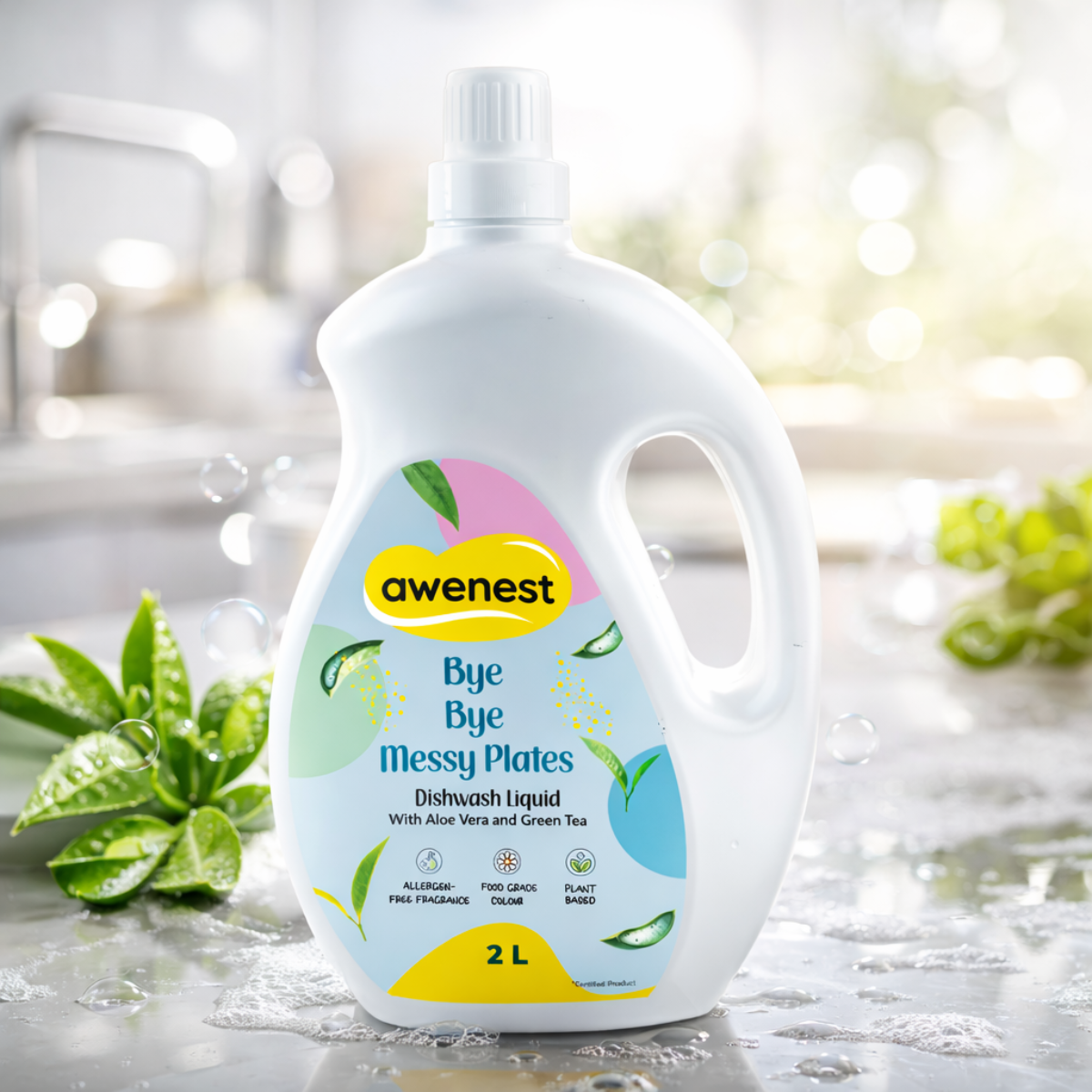 No- Toxin Dishwash - Bye Bye Messy Plates | Plant-based