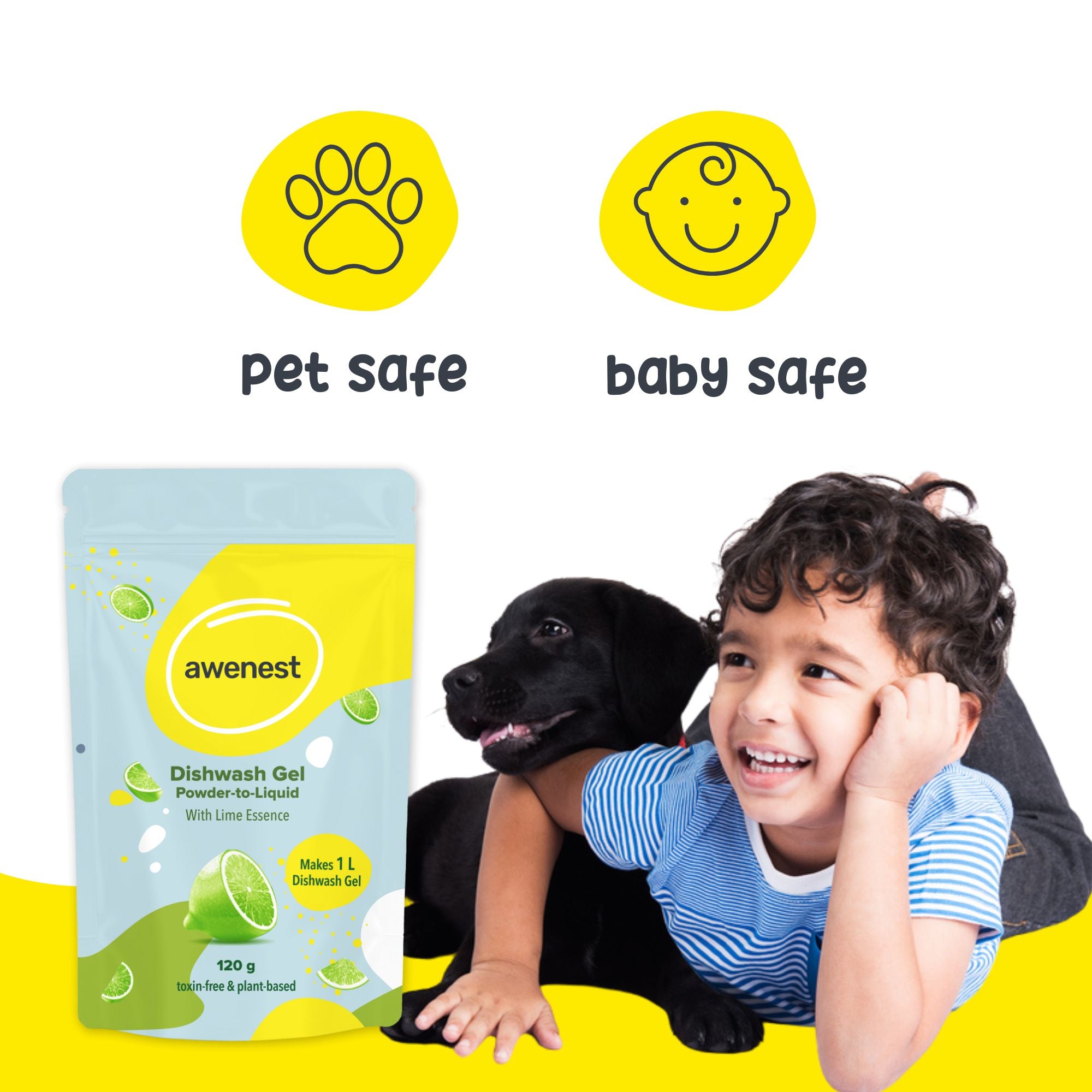 Concentrated Powder to Liquid Dishwash