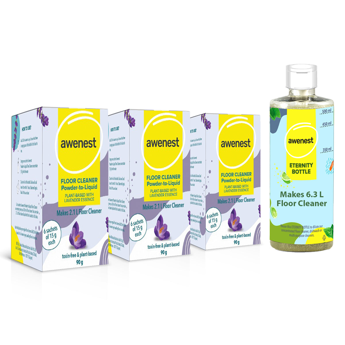 awenest No-toxin powder to liquid disinfectant floor cleaner