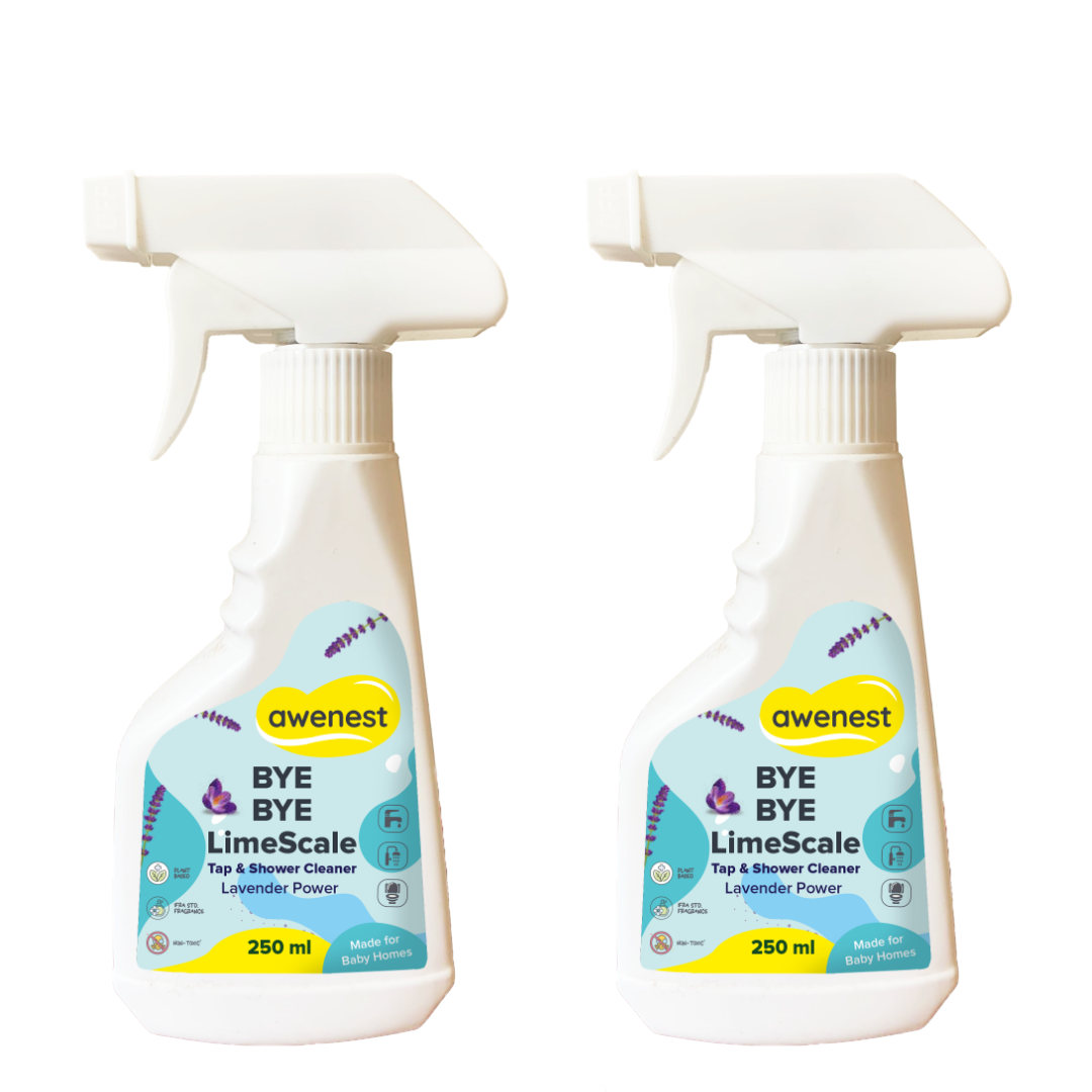 Tap and Shower Cleaner with Orange Power | Tough Limescale Remover for Taps, Showers, Tiles, Electric Kettle | Sulphate-free | Ammonia-free awenest