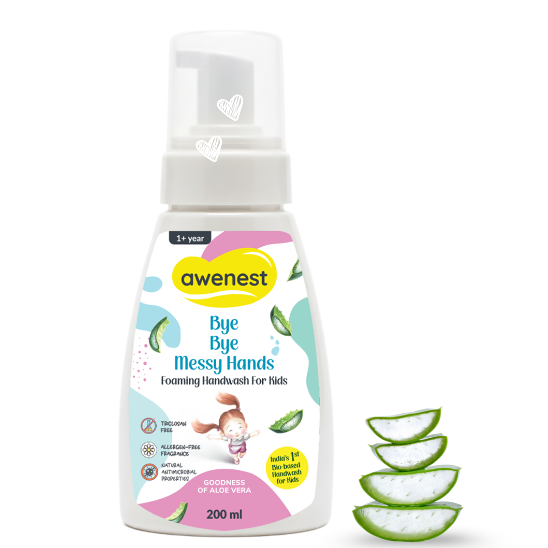 Kids Foaming Handwash - Bio-Based, Gentle, Triclosan-Free awenest