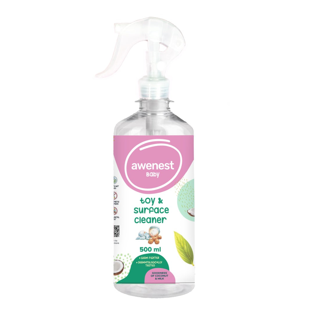 Non Toxic Baby Toy Cleaner Spray - 100% Plant Based awenest