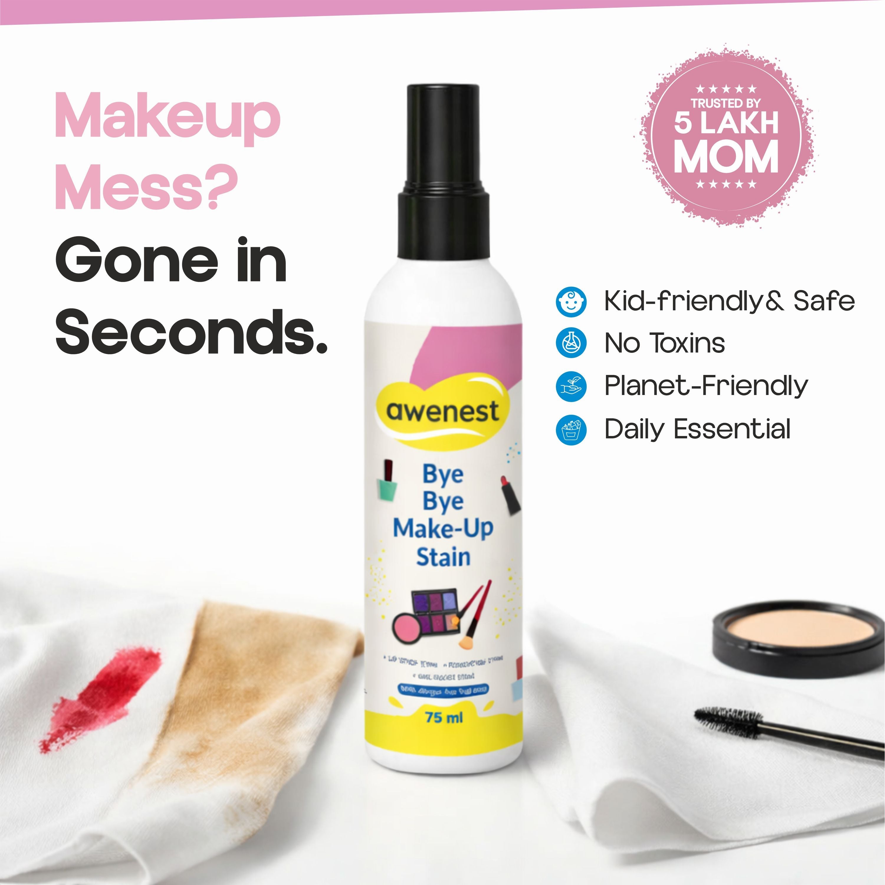 Combo of Food Stain Remover, Doodle Remover & Make up Stain Remover awenest