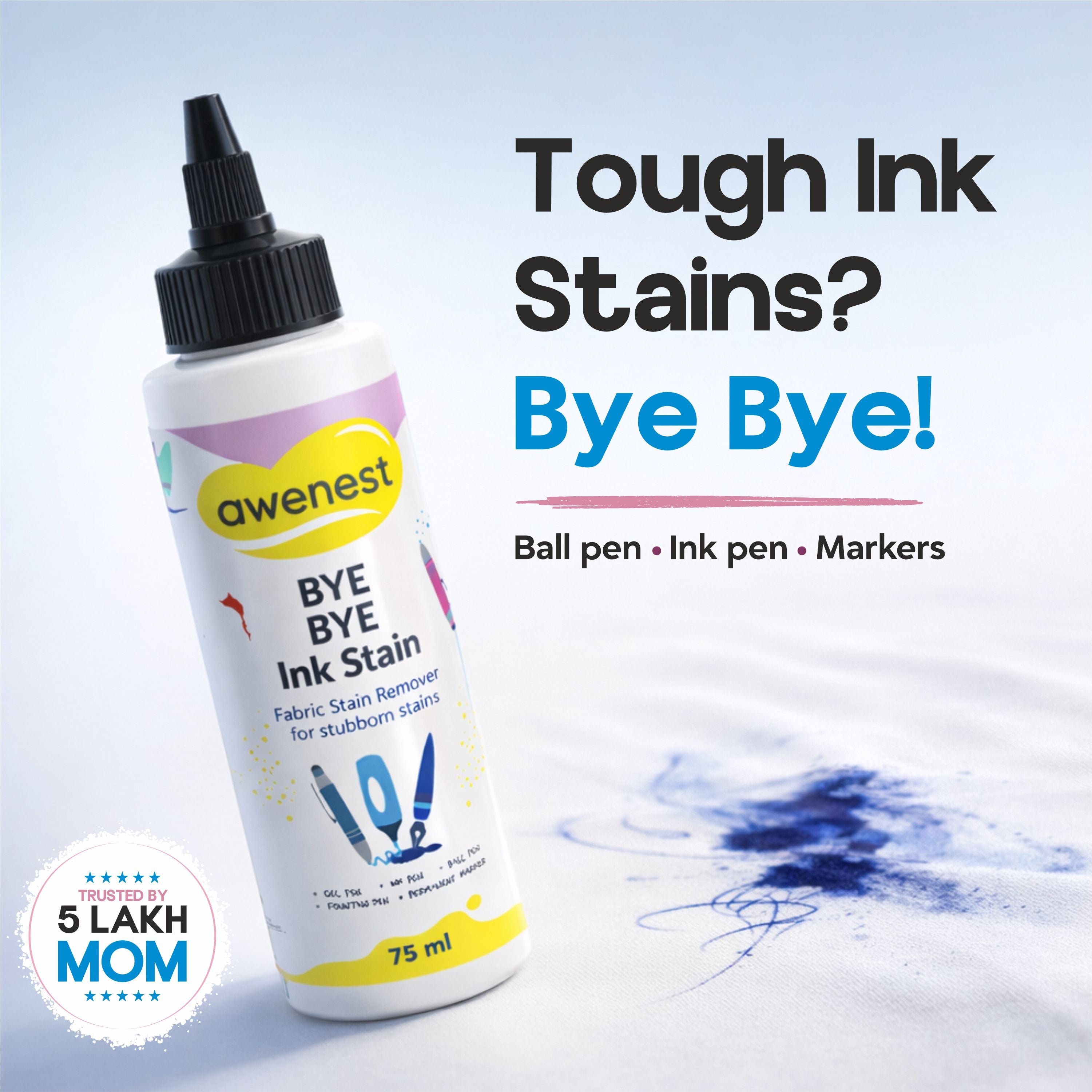 Combo of Food Stain Remover, Doodle Remover & Ink Stain Remover