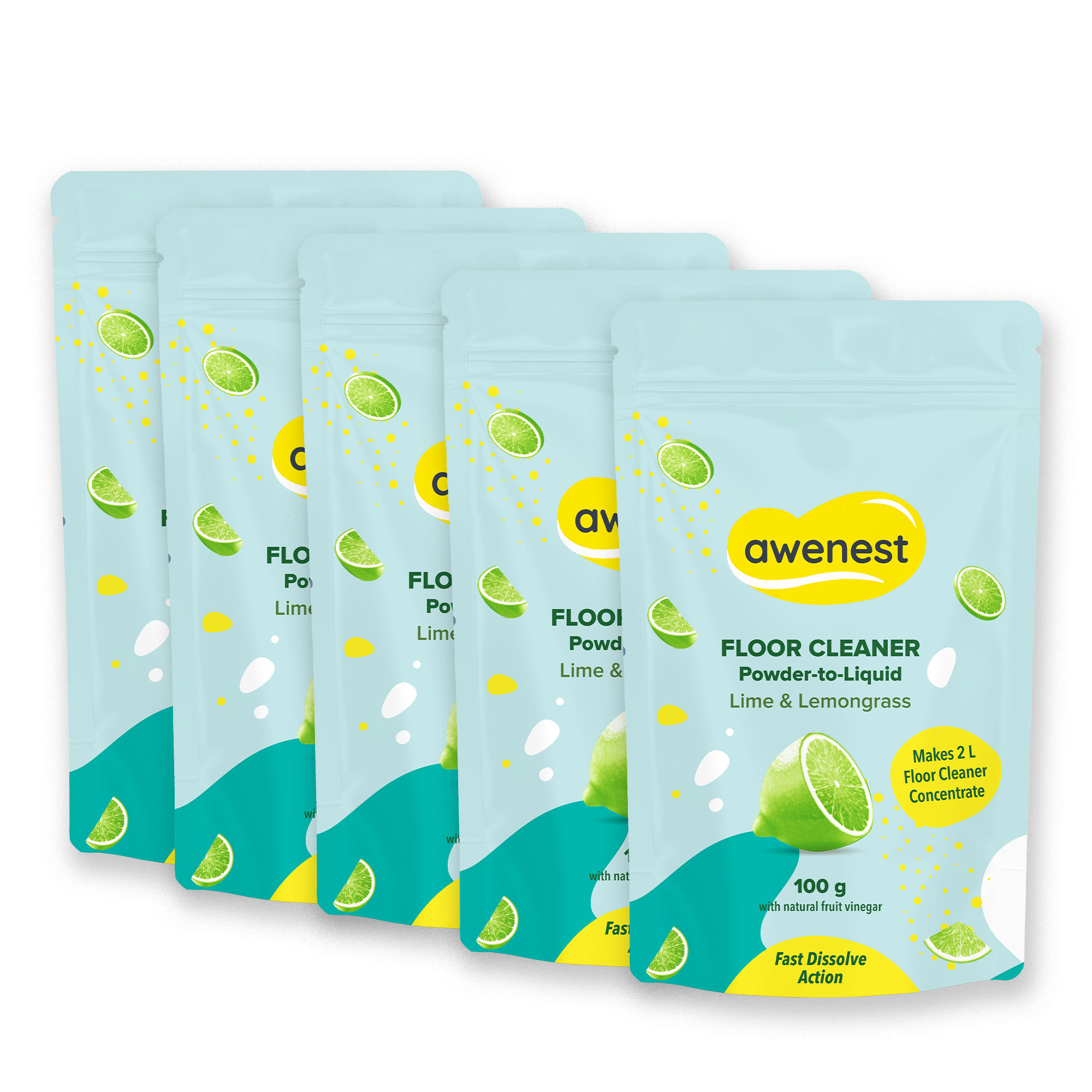 Plant-based Powder to Liquid Floor Cleaner