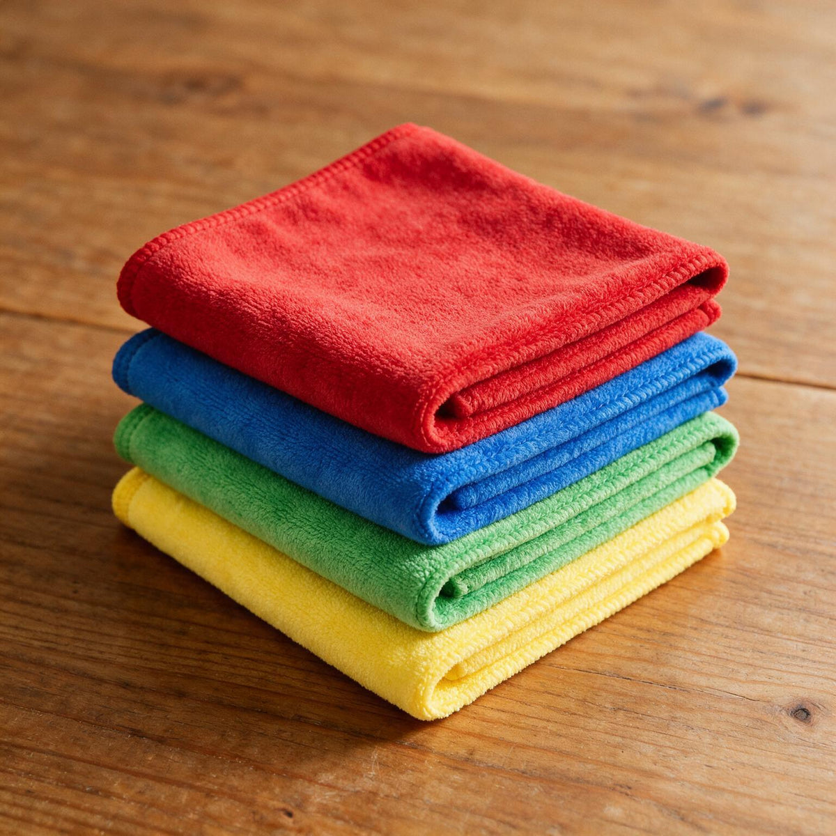 Microfiber Cleaning Cloth (250 GSM) - Lint-free, Washable, Reusable