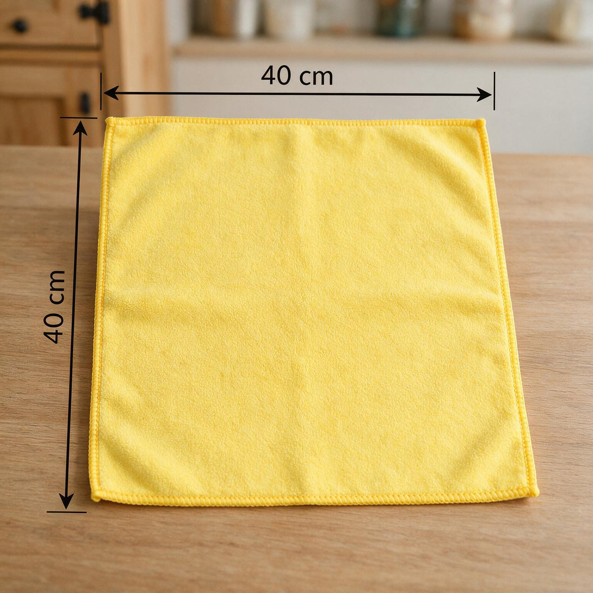 Microfiber Cleaning Cloth (250 GSM) - Lint-free, Washable, Reusable