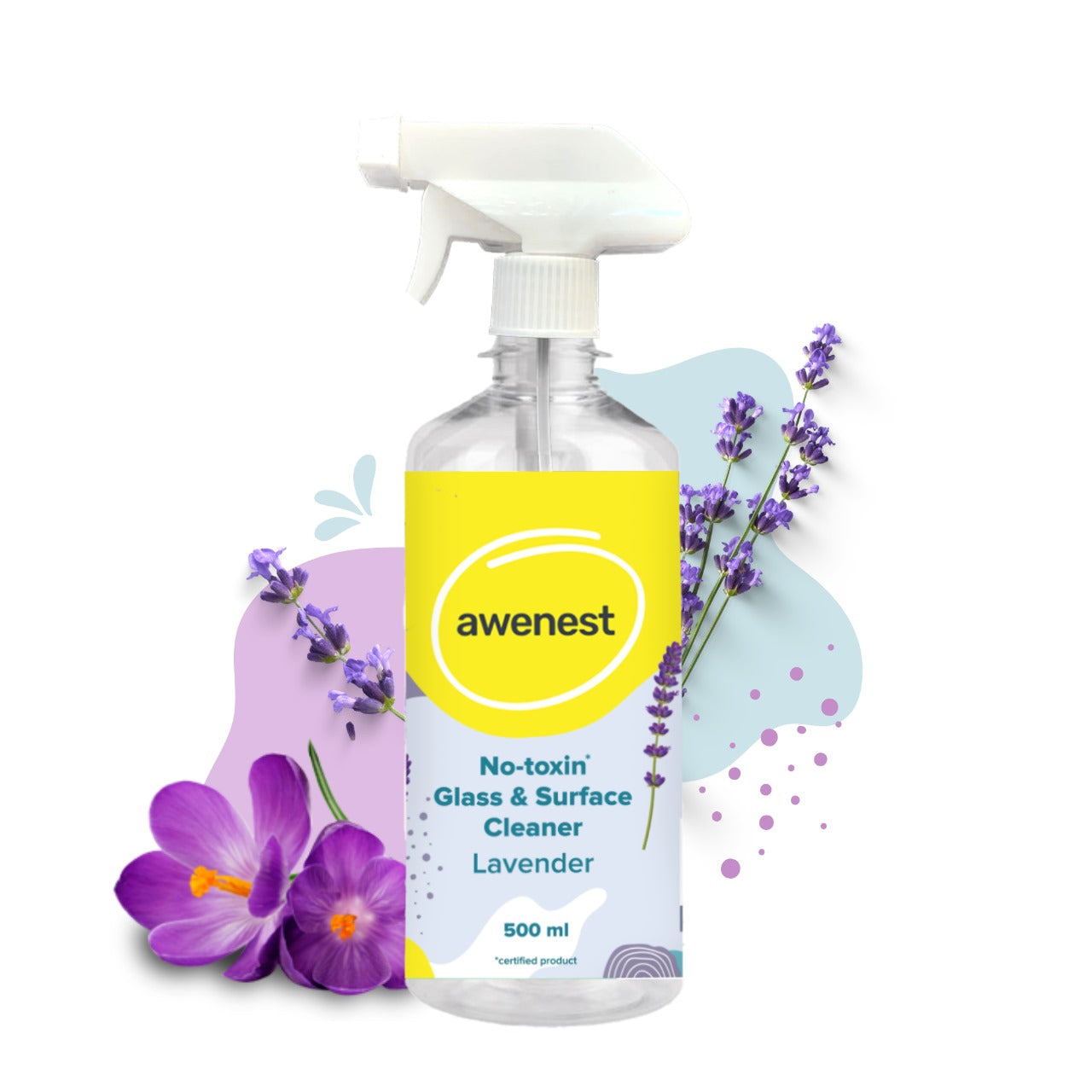 Glass and Surface Cleaner, No-Toxin, Plant-based