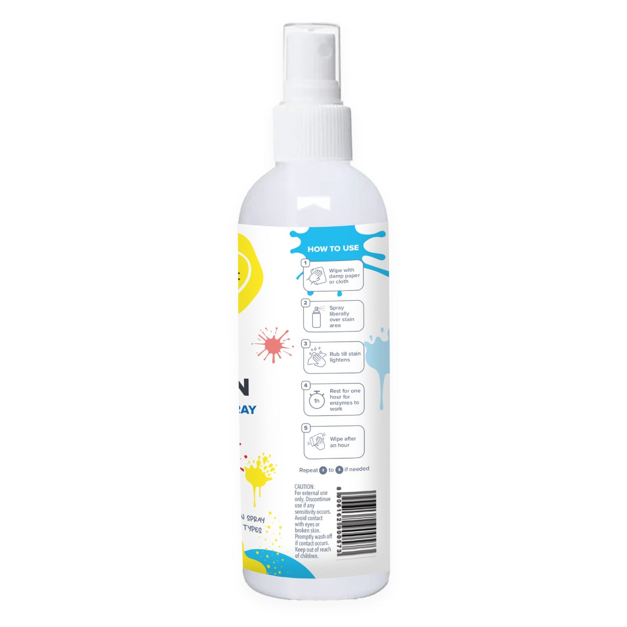 Instant Food Stain Remover Fabric Spray - awenest Bye Bye Food Stain, works on 50+ Food and Blood Stains on-the-go