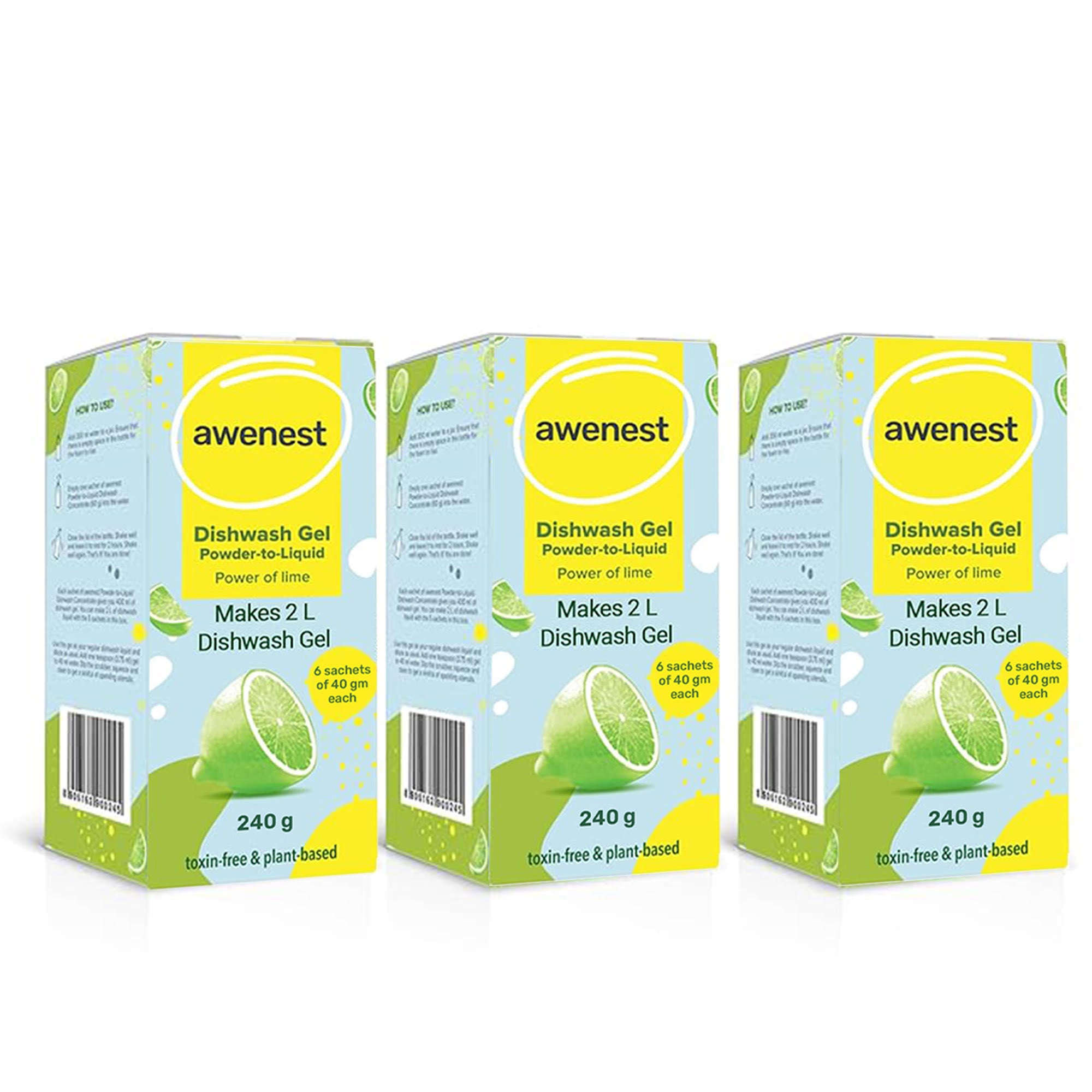 Concentrated Powder to Liquid Dishwash