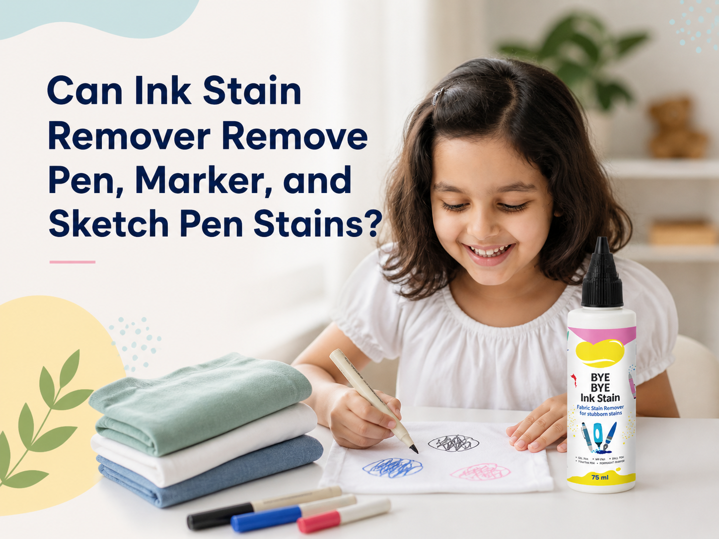 Can Ink Stain Remover Remove Pen, Marker, and Sketch Pen Stains