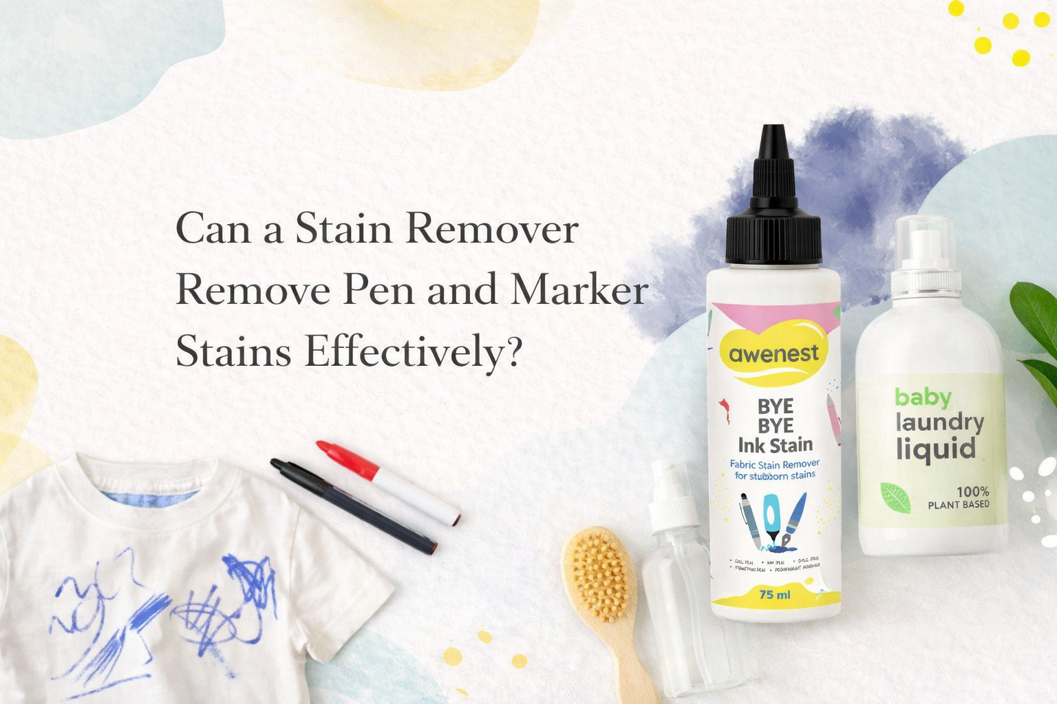 Can a Stain Remover Remove Pen and Marker Stains Effectively
