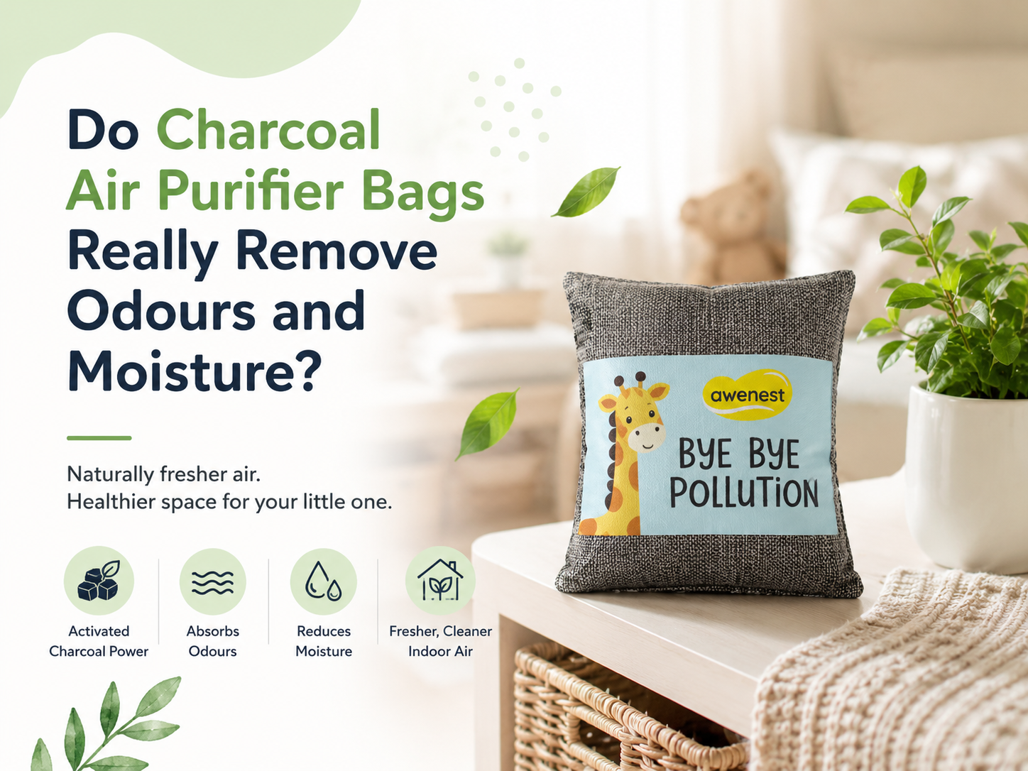 Do Charcoal Air Purifier Bags Really Remove Odours and Moisture