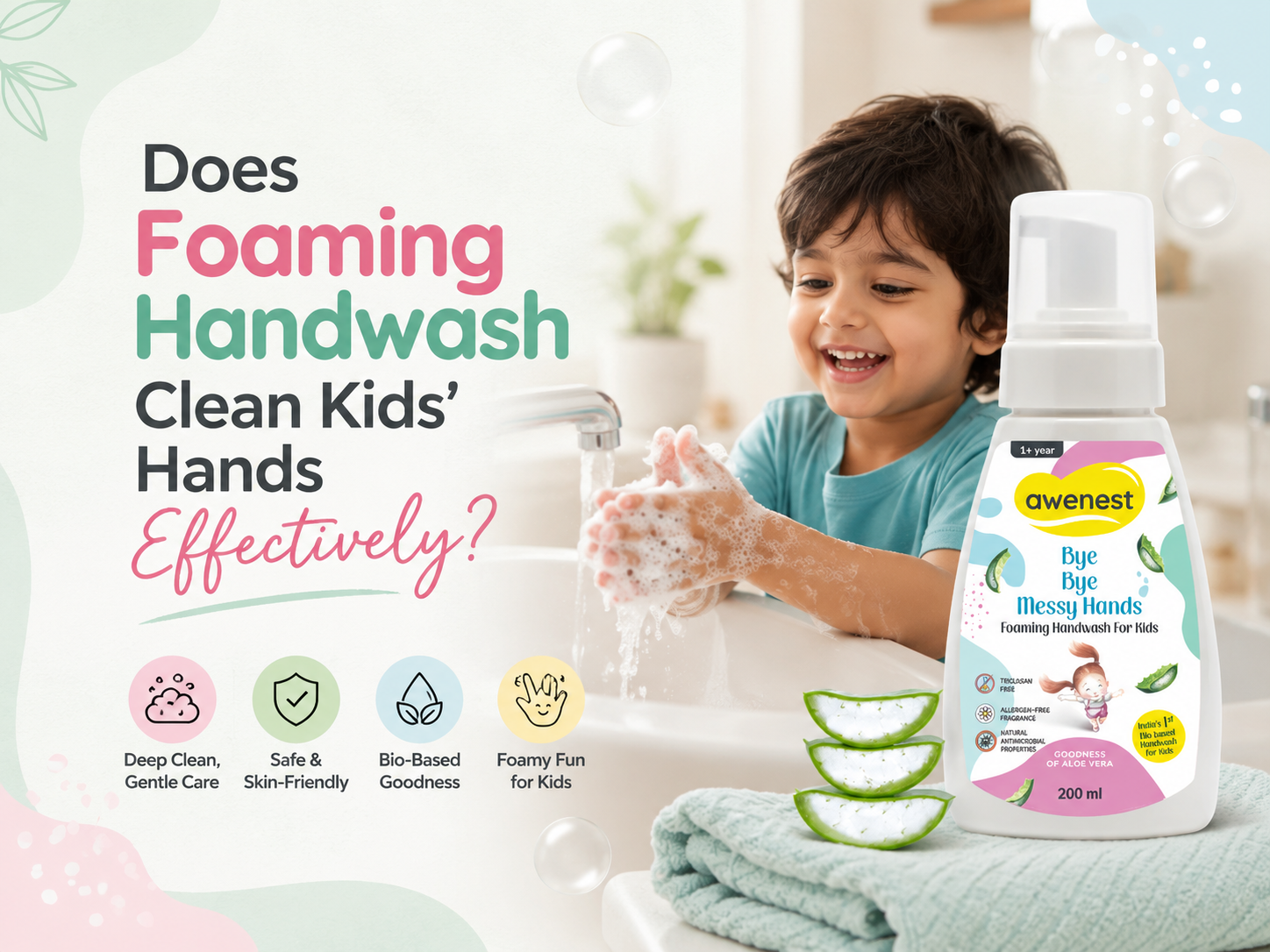 Does Foaming Handwash Clean Kids’ Hands Effectively