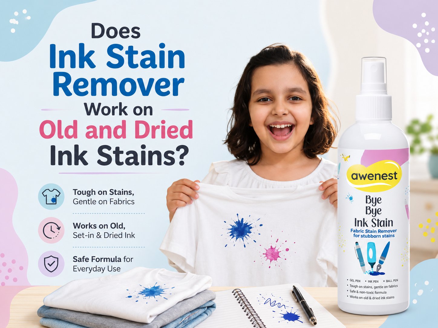 Does Ink Stain Remover Work on Old and Dried Ink Stains