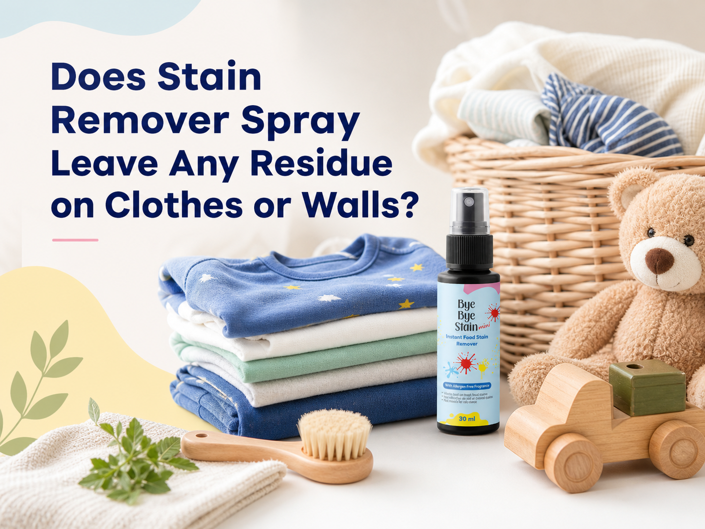 Does Stain Remover Spray Leave Any Residue on Clothes or Walls