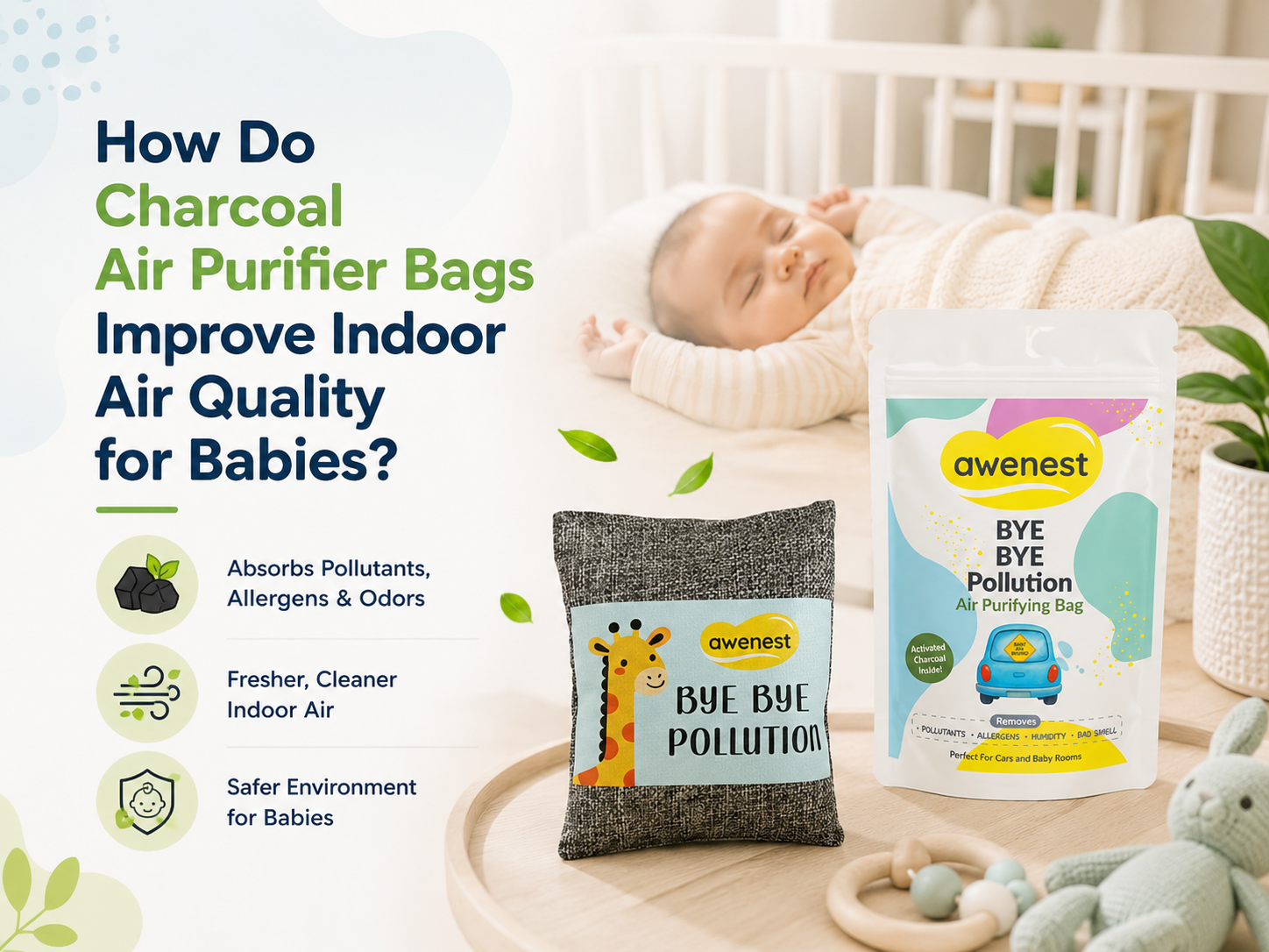 How Do Charcoal Air Purifier Bags Improve Indoor Air Quality for Babies