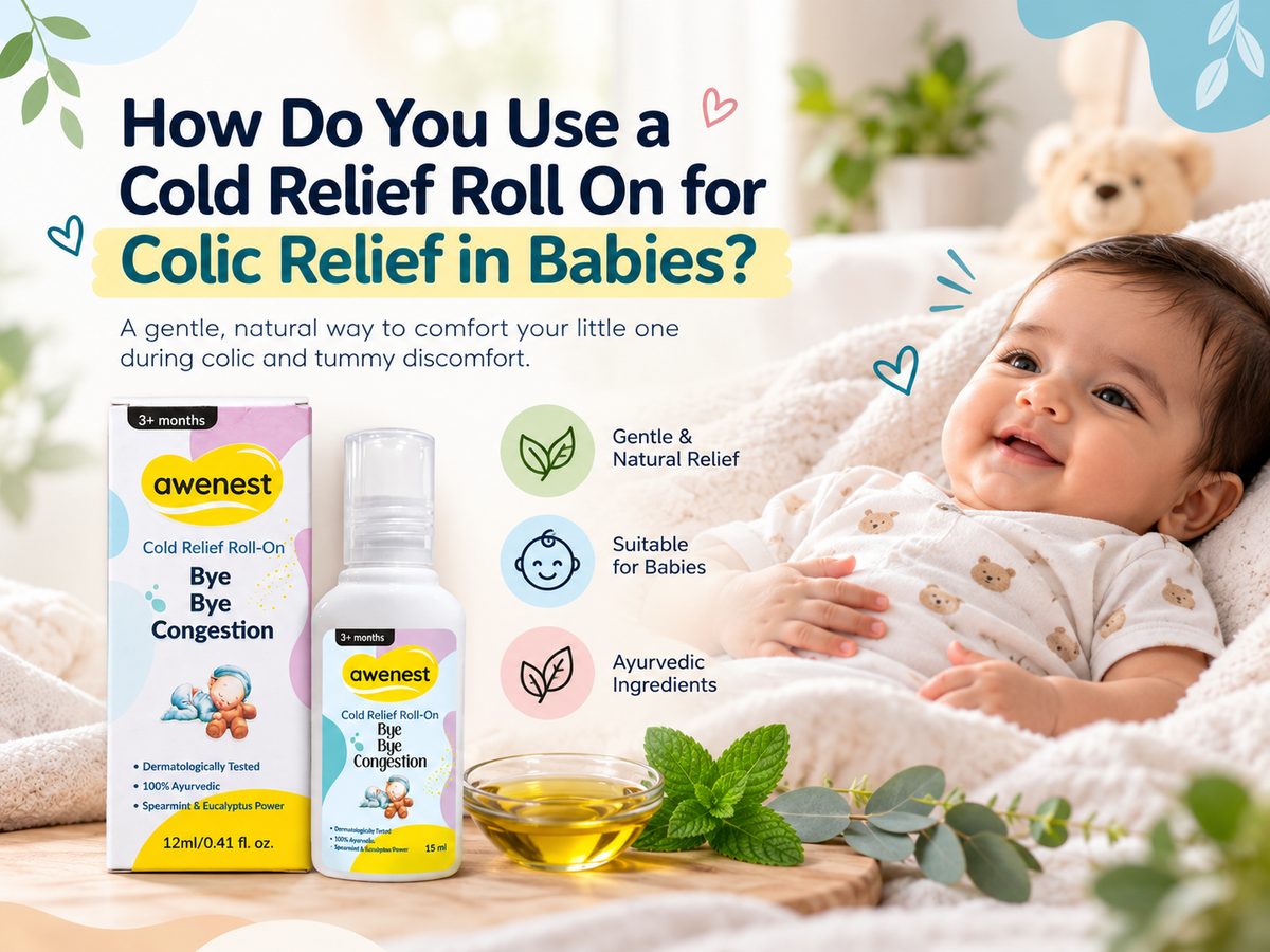 How Do You Use a Cold Relief Roll On for Colic Relief in Babies?