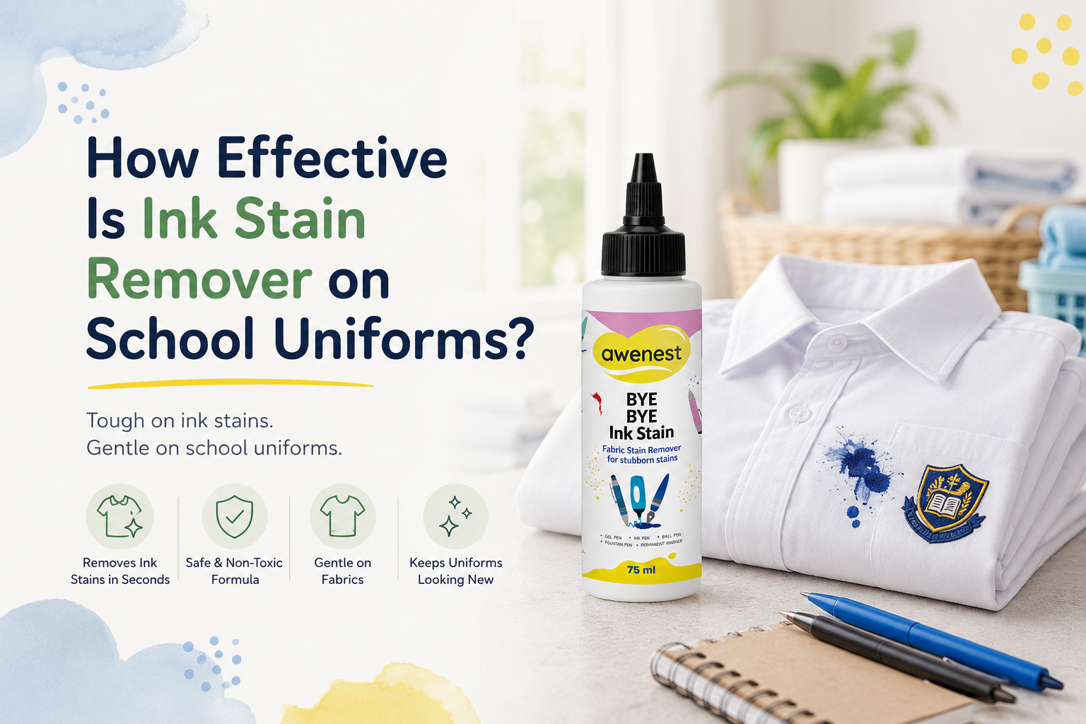 How Effective Is Ink Stain Remover on School Uniforms?