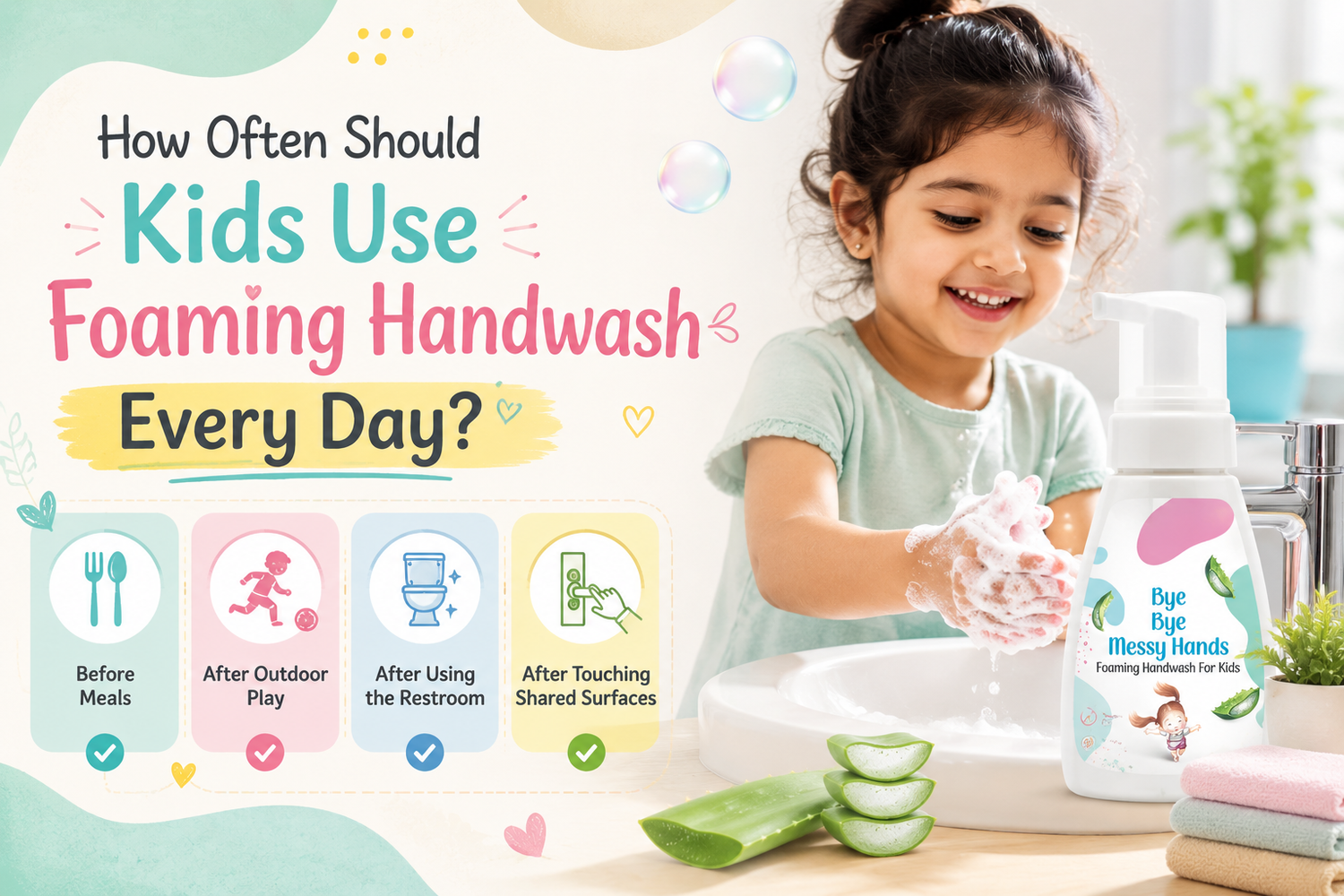 How Often Should Kids Use Foaming Handwash Every Day