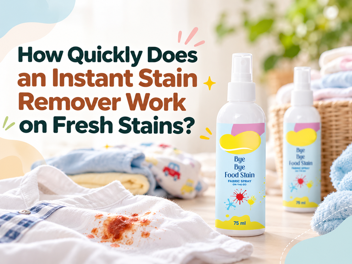 How Quickly Does an Instant Stain Remover Work on Fresh Stains?