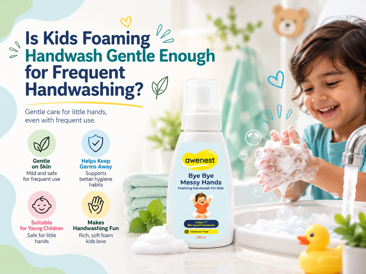 Is Kids Foaming Handwash Gentle Enough for Frequent Handwashing?
