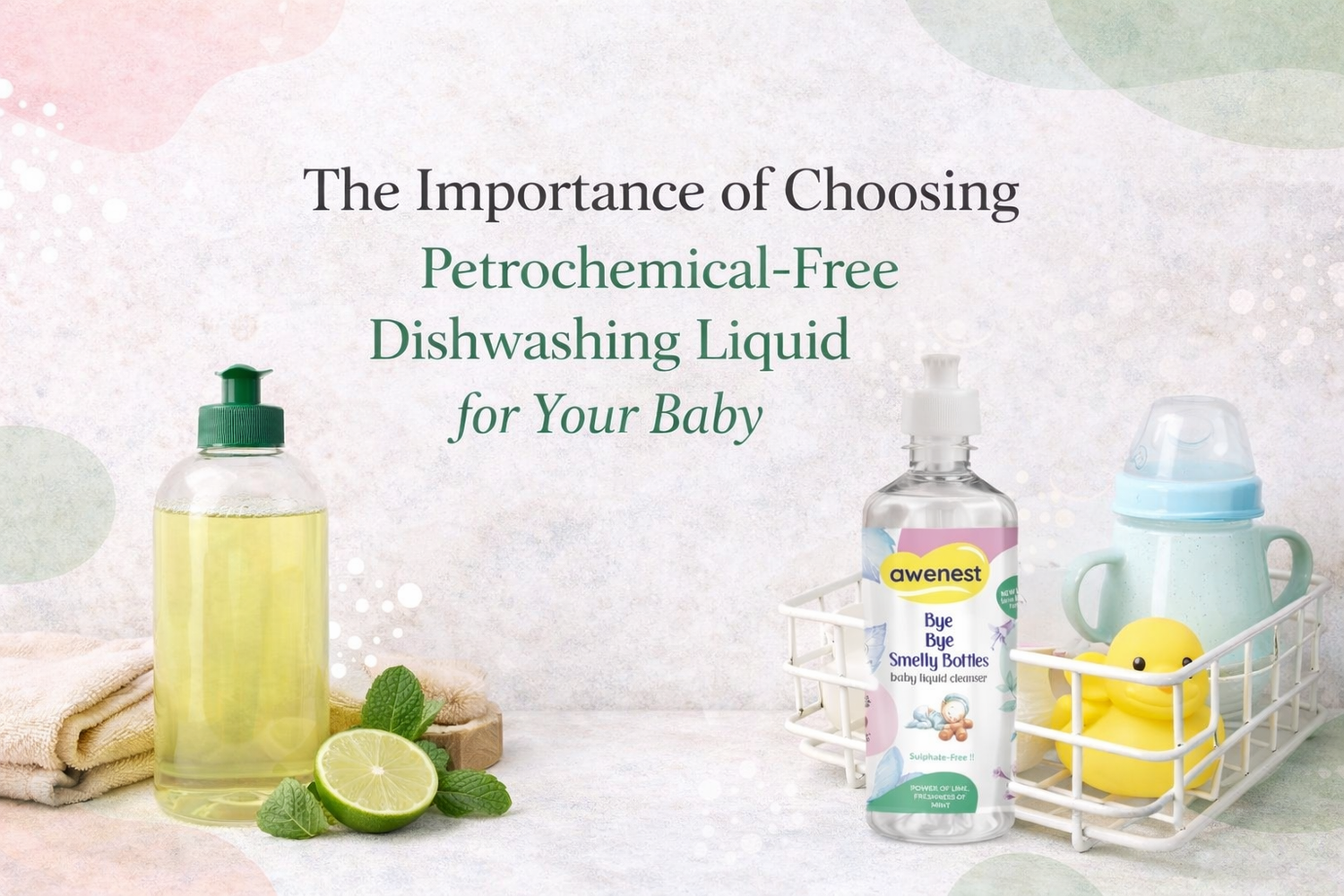 The Importance of Choosing Petrochemical-Free Dishwashing Liquid for Your Baby