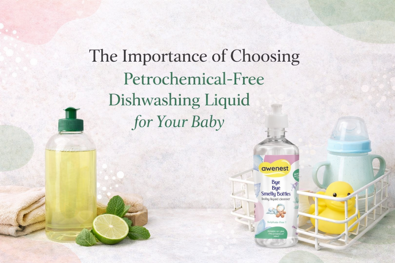 The Importance of Choosing Petrochemical-Free Dishwashing Liquid for Your Baby