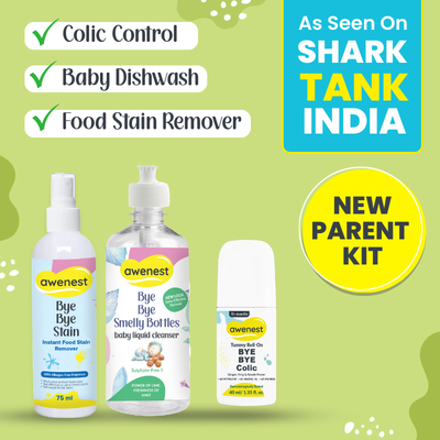 New Parent Kit - Baby Bottle Cleanser + Bye Bye Stain + Bye Bye Colic