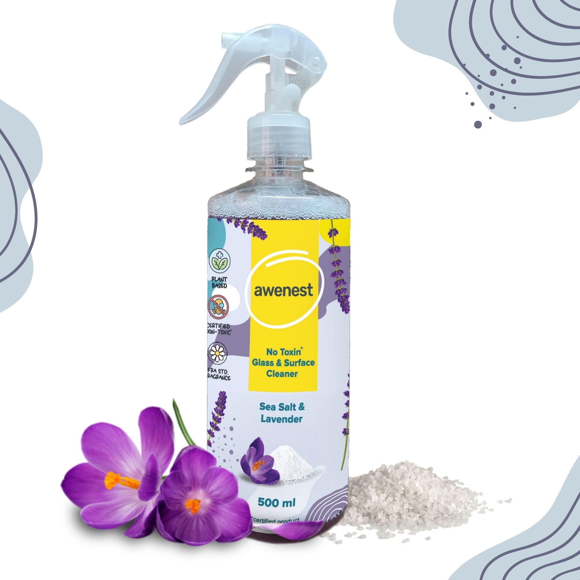 Glass and Surface Cleaner, No-Toxin, Plant-based