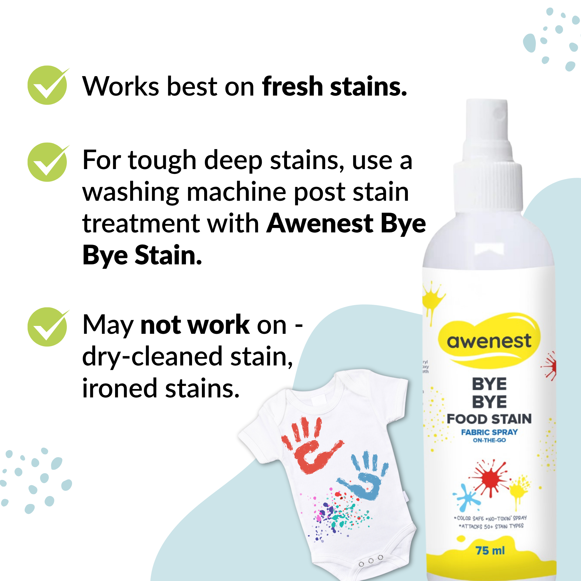 Complete Protection Bundle - Bye Bye Stain + Bye Bye Doodle + Bye Bye Pollution + Bye Bye Messy Hands + Bye Bye Smelly Shoes