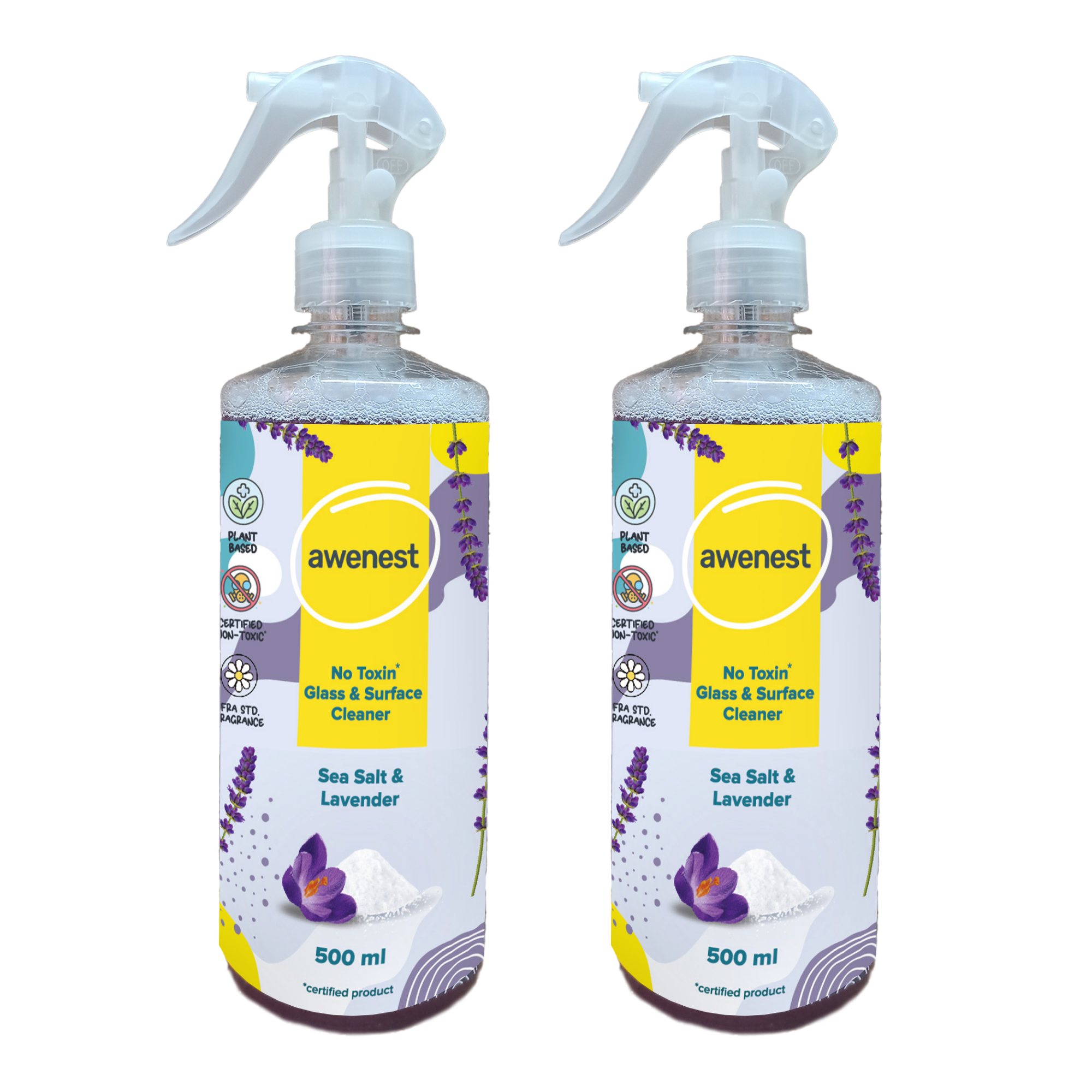 Bye Bye Dirty — Ammonia-Free Glass & Surface Cleaner | Lavender